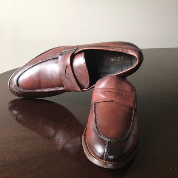 Tasso Elba Brown Men’s Size 9.5M Slip On Loafers - Picture 6 of 8